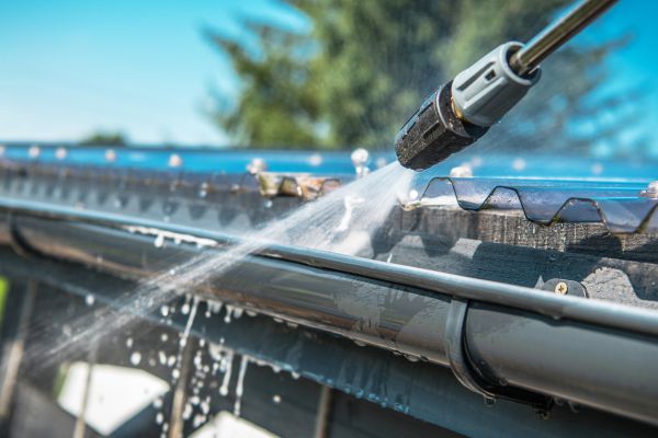 Cost of Gutter Pressure Washing in Ramona