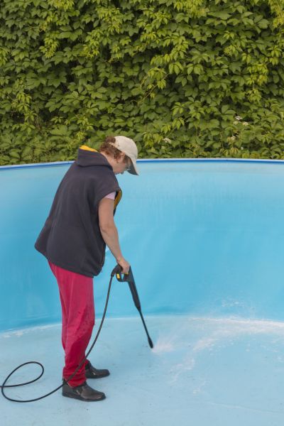 Pool Pressure Washing in Ramona