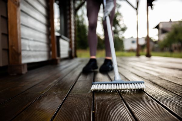 Porch Surface Cleaning